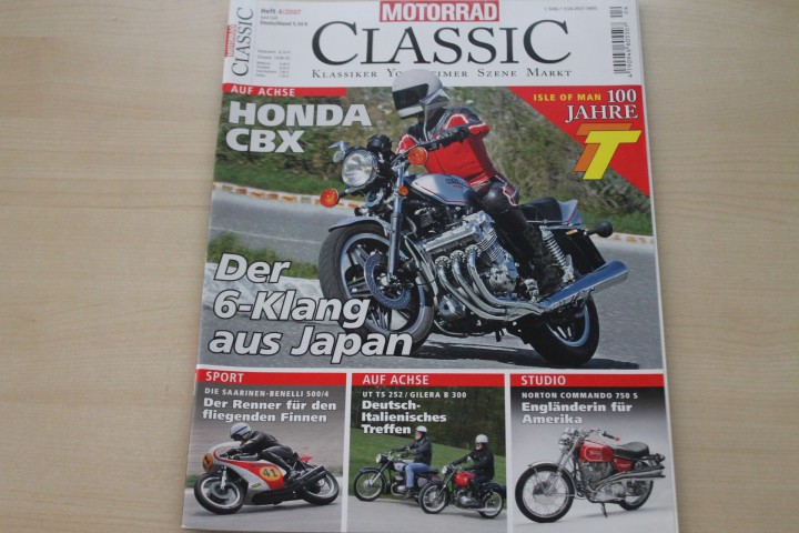 Deckblatt Motorrad Classic (04/2007)